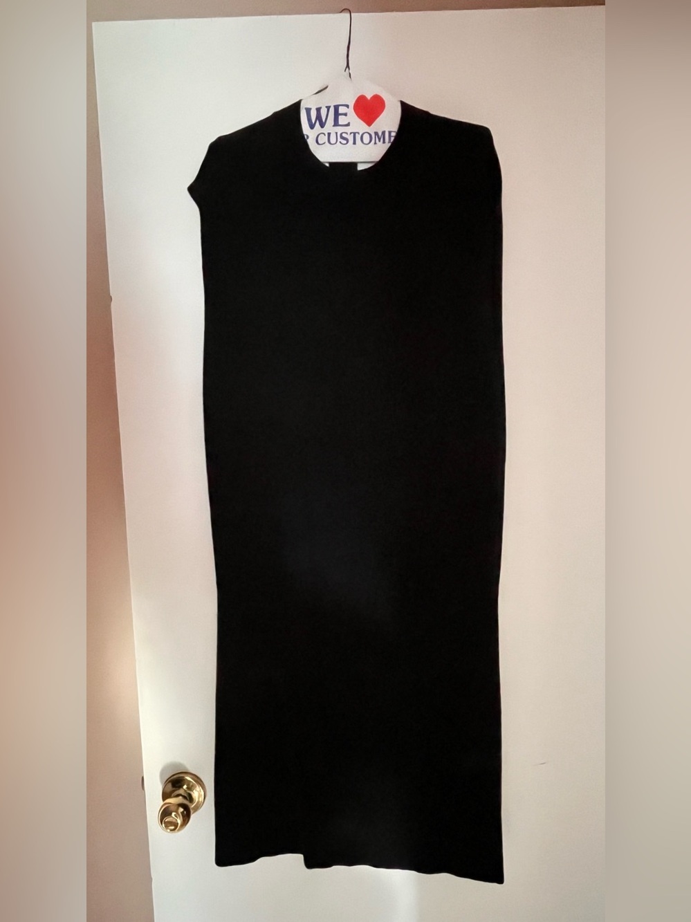 Free People Sleek Black Sleeveless Midi Dress backless